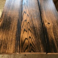 Eiche gekälkt, geflammt, alt